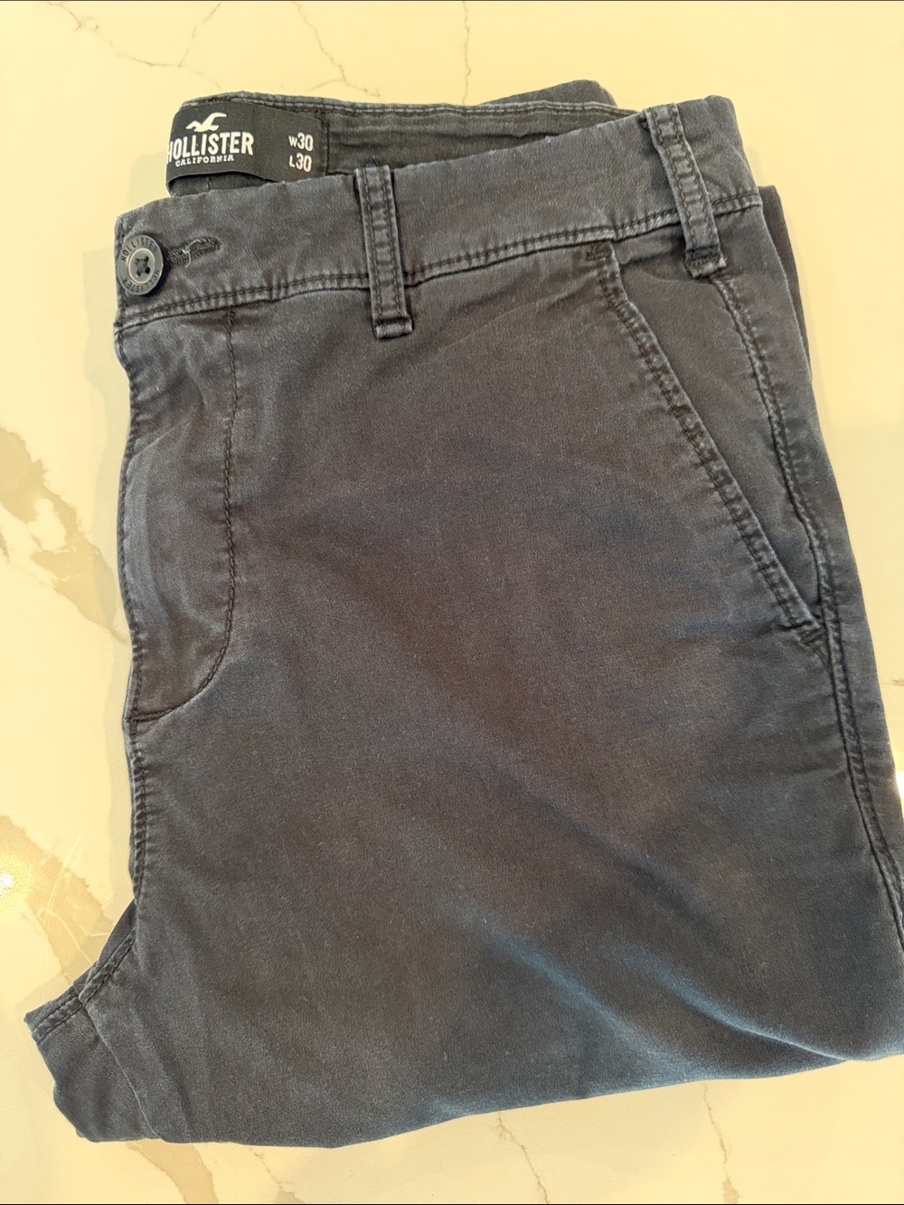 Hollister Men's Black Skinny Chino 30 X 30